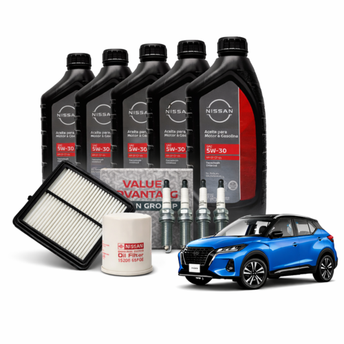 KIT AFINACION 5W30 NISSAN KICKS 2016-2020 CON BUJIAS ORIGINAL